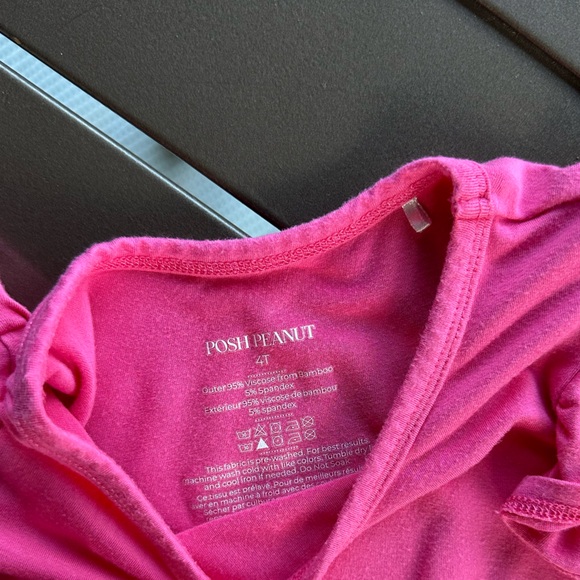 Posh Peanut Pink Shirt Size 4T - Picture 3 of 3
